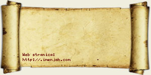 Andjelina Ubavkić vizit kartica